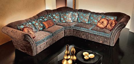 Кожаный угловой диван Bellagio